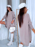 ELYNDI large size sweater "TULIP 37744" - dark beige